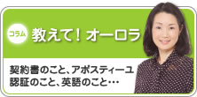「法務・翻訳事務所オーロラ」での業務の様子が中心のブログです。